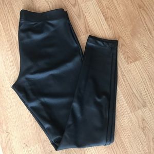Express faux leather legging